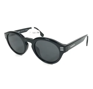 Burberry Sunglasses B4404-F 3001/87 Black Asian Fit Frame Black Lenses 50-23-150 - Picture 1 of 13