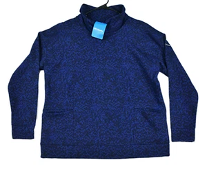 COLUMBIA Funnel Pullover Women's 2XL Fleece Herringbone Pockets Mock Neck NEW - Picture 1 of 8