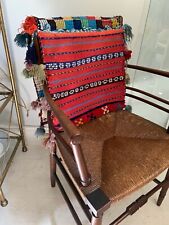 Vintage Tribal Afghan Khurjeen  Killim Saddle Bag Ethnic Textile Rug 36" x 16"