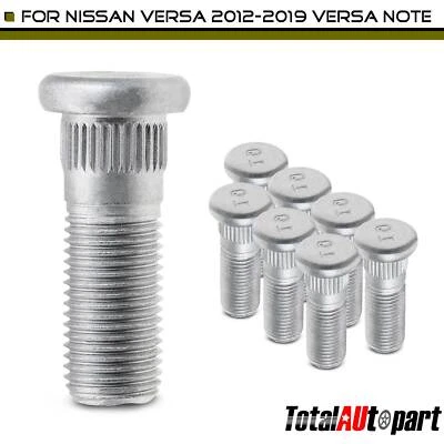 8x Tacos de rueda M12-1.50 para Nissan Versa 2012-2019 Versa Note trasero derecho y derecho Foto 1 de 4