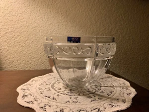 2000 Waterford Blown Crystal 7" Arabesque Serving Bowl - Picture 1 of 7