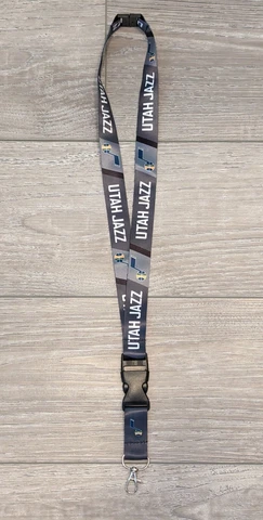 Utah Jazz Take Note Logo Breakaway Keychain Lanyard Cover