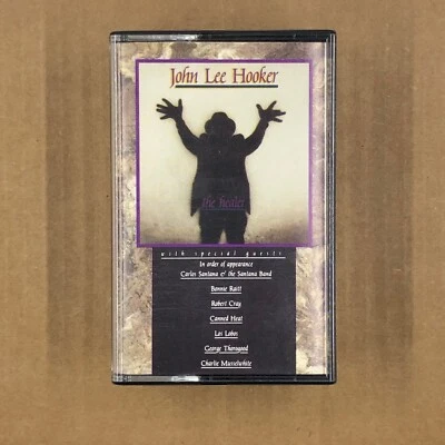JOHN LEE HOOKER Cassette Tape THE HEALER 1989 Rock Blues Rare - Image 1 of 4