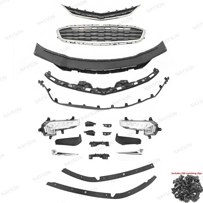 For Malibu 2016-18 Grilles/Bumper Support Brackets/Lower Cover/Daytime Fog Light Foto 1 de 4