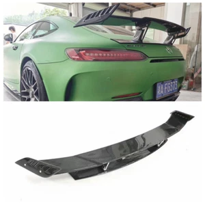 carbon fibre GT GTS Trunk Rear Spoiler Wing For Mercedes Benz AMG GT GTR-Style - Picture 1 of 5