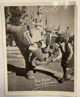 1965 Dumbo Walt Disney Disneyland Press Photo Fantasy on Parade Connie Swanson - Image 1 of 4