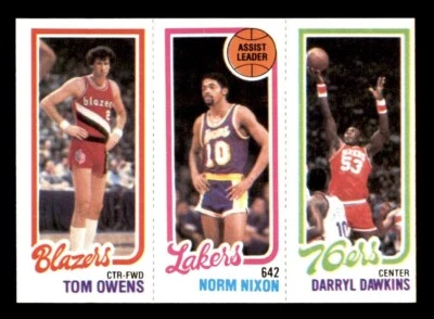 1980 Topps Basketball #123 Owens Nixon Dawkins NM *e2 - Image 1 of 2