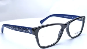 Coach HC6068 5282 Black/Blue Rectangle Womens Eyeglasses 52mm - Picture 1 of 6