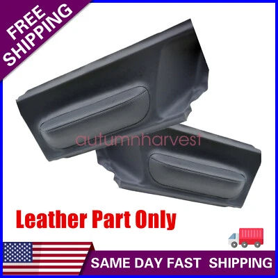 Tarjetas de inserción de panel de puerta negras aptas para Volkswagen Beetle 98-10 cuero sintético Foto 1 de 4