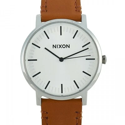 Reloj Unisex Nixon Porter Cuero Marrón A1058-2442 Foto 1 de 2