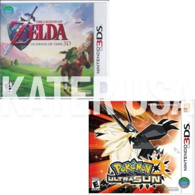The Legend of Zelda: Ocarina of Time 3D & Pokemon Ultra Sun Switch New Bundle - Image 1 of 4