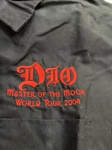 Ronnie James Dio Master Of The Moon Tour 2004 Roadie Staff Shirt XL Heaven Hell - Picture 1 of 3