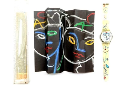 NUEVO Reloj Swatch FLOWERS GK207 de Lindsay Kemp 1995 con estuche, impresión y papeles  Foto 1 de 4