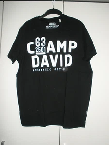Camp David T Shirt Kurzarm Herren Baumwolle Rundhals Schwarz XXL - Bild 1 von 2