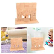 Montessori Roman Bridge Beech Wooden Building Blocks Toy Set Early Preschool