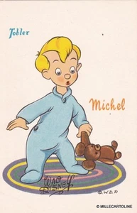 * WALT DISNEY - Chocolats Tobler - Peter Pan - Michael POSTCARD - Picture 1 of 2