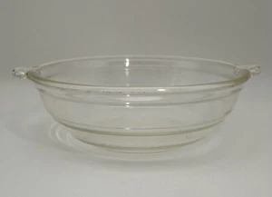 Vintage 1950s Glasbake Baking Bowl Clear Glass #55 - Picture 1 of 9