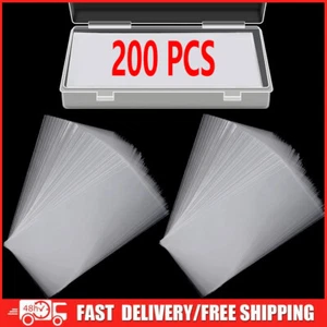200Pcs Currency Sleeves Paper Money Bill Holder Banknote Storage Protector Case - Picture 1 of 15