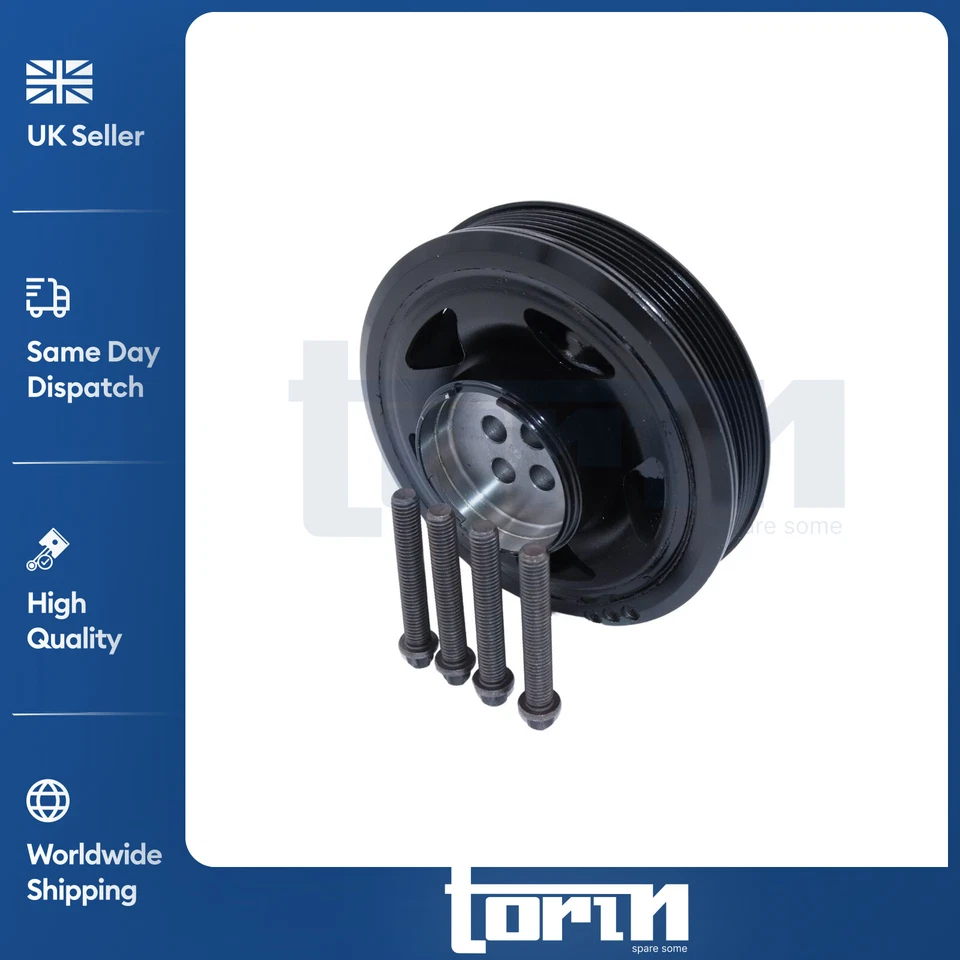 Polia de manivela com parafusos para BMW 1-Series 1.5 Diesel 2015-2019 MINI Cooper 1.5D - Imagem 1 de 4