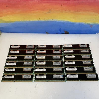 72GB= 18x 4GB MT36JSZF51272PZ-1G4G1FE DDR3-1333 PC3-10600R Server Memory - Image 1 of 3