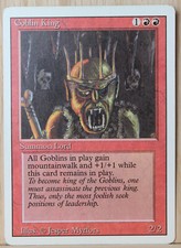 Goblin King x1 Revised Edition Magic the Gathering MTG