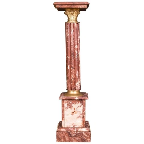 Q' High Quality Marble Column With Bronze IN Antique Style of The Classicism Cover