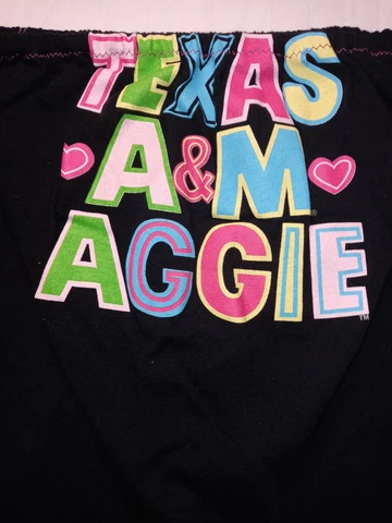 Texas A&M Womens Tank Top Halter Top Strapless Black Size XS/S College Aggies Cover