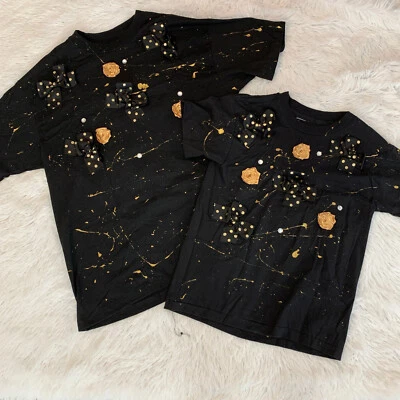 Lote de una sola puntada artesanal brillo casero madre hija a juego vintage años 90 Foto 1 de 4