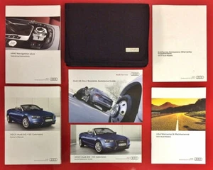 2013 Audi A5 S5 Cabriolet Owners Manual Set A5 S5 Convertible Owner's Manual - Imagen 1 de 10