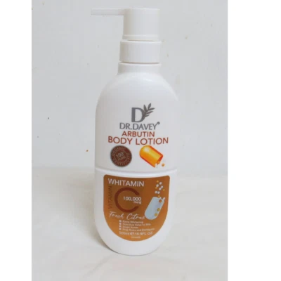 Dr. Davey Arbutin Brightening Body Lotion With Vitamin C - 500ml