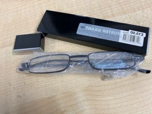 Foster Grant Reading Glasses in Black Case + 2.00 - Picture 1 of 1