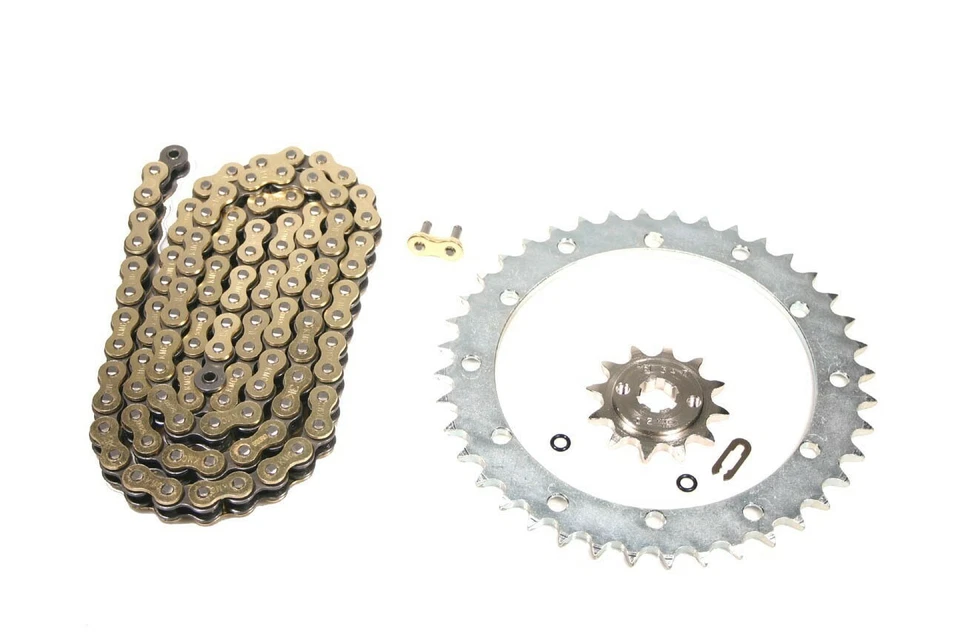 Yamaha Blaster 200, 1988-2006, cadena tórica dorada y juego de piñones 12/40 - Potencia Foto 1 de 1