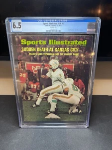CGC 6.5 Newsstand Edition Sports Illustrated-Garo Yepremian-January 13 1972 - Picture 1 of 1