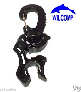 Scuba Diving Double Hose Holder with Clip WIL-HH-02Bk