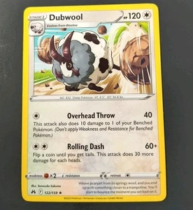 Pokemon Crown Zenith Dubwool Rare Card 122/159 NM - Picture 1 of 1