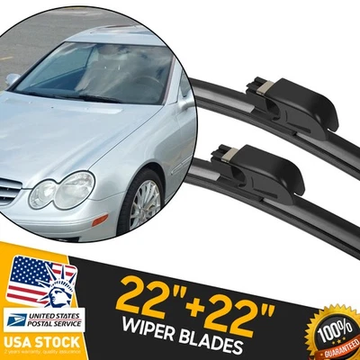 Limpiaparabrisas delantero 22"+22" PARA MERCEDES-BENZ C240 10/2003 2004 2005 Foto 1 de 4