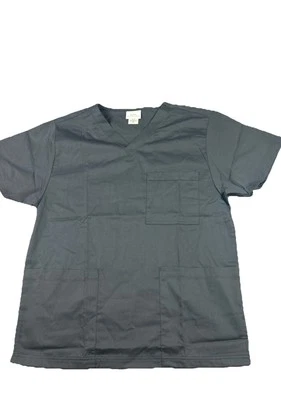 Blusa Médica Barco Essentials Unisex Med Peltre Cuello en V 3 Bolsillos Abertura Foto 1 de 4