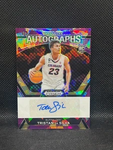 2024 Panini Prizm Draft Picks Tristan da Silva #DPA-TDS Purple Ice /99 Auto RC - Foto 1 di 2