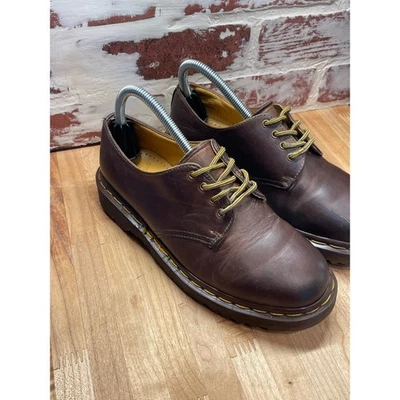Dr Martens 1461 Smooth Leather Lace Up Oxfords Brown Women Size 7 UK 5 - Image 1 of 4