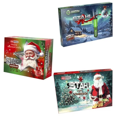 KS TOOLS Adventskalender MEGA-Paket 2025 mit 3 Adventskalender, 96-tlg. - Bild 1 von 4
