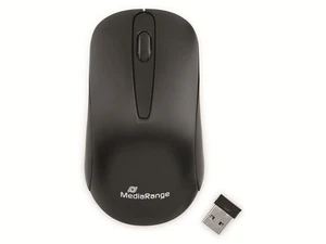 MEDIARANGE Funk-Maus MROS209, 3 Tasten, schwarz - Bild 1 von 3