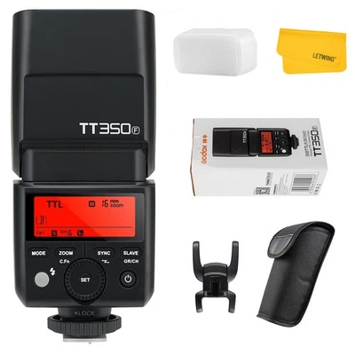 Flash GODOX TT350F para cámara Fujifilm, 2.4G inalámbrico GN36 HSS 1/8000s TTL ca... Foto 1 de 4