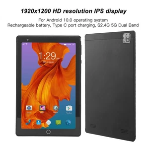 US Plug 8in Tablet 4GB RAM 64GB ROM Expandable Up To 128GB Dual Camera 1920x NEW - Picture 1 of 23
