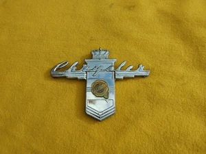 DE COLECCIÓN 1946 1947 1948 CHRYSLER GRILL MOLDURA PLACA EMBLEMA INSIGNIA - Imagen 1 de 11