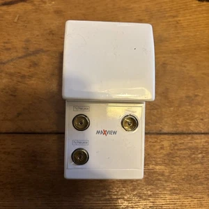 Amplificador de señal enchufable Maxview PSB2C blanco portátil 230 voltios 2 salidas enchufe Reino Unido - Imagen 1 de 2