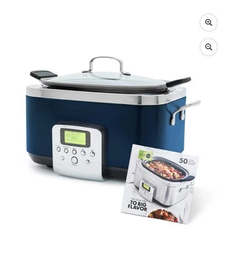 GreenPan Elite 8-in-1 Programmable 6 Quart Electric Slow Cooker NEW - Image 1 of 4