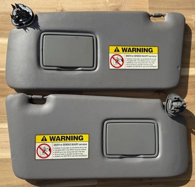 Honda CRV 2002-2004 conductor y pasajero parasoles gris fabricante original LH sombra derecha parasoles Foto 1 de 3