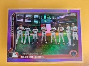2025 Topps Series 2 Texas Taters HR Derby Great 8 Purple Holo Foil /250 #92 - Picture 1 of 2