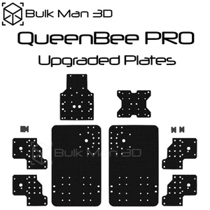 13PCS QueenBee PRO CNC Plate Set Aluminum Plates for Wood CNC Engraver Machine - Picture 1 of 8