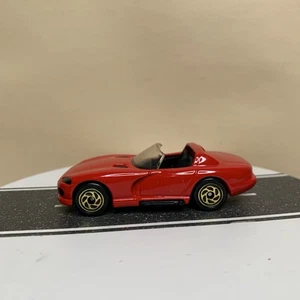 1996 Matchbox Super Fast Red Dodge Viper RT/10 Roadster w/Gold Wheels 1:64 NM - Picture 1 of 12